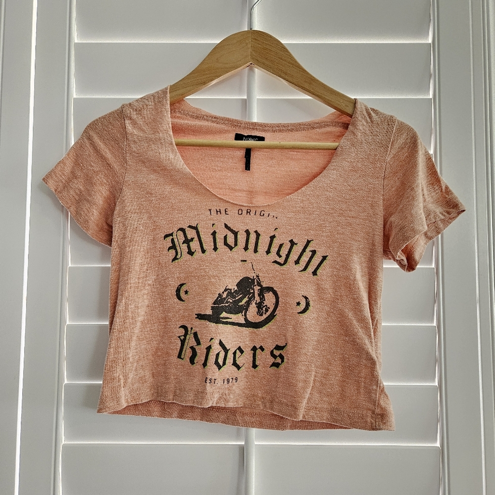 Midnight Riders Graphic Crop Top